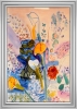 Bouquet d'arums. Aquarelle sous verre 29x23 (Raoul Dufy) 
